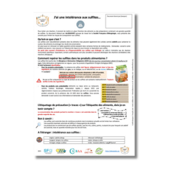 Intolérance aux sulfites