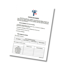Fiche de suivi du diabète